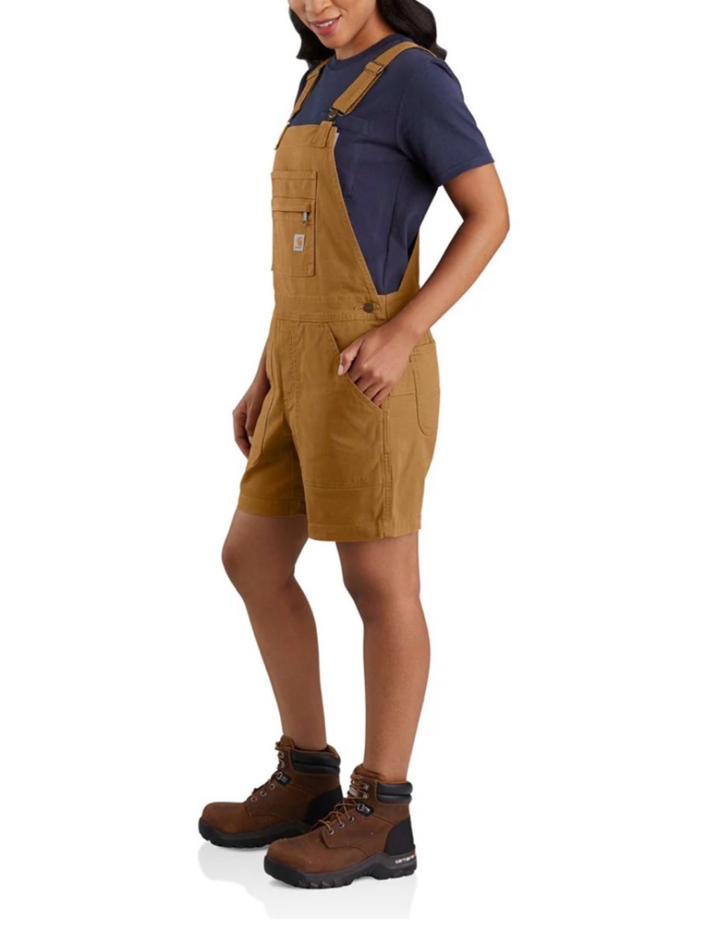 Carhartt RUGGED FLEX RELAXED FIT CANVAS SHORTALL - Picture 5 of 14